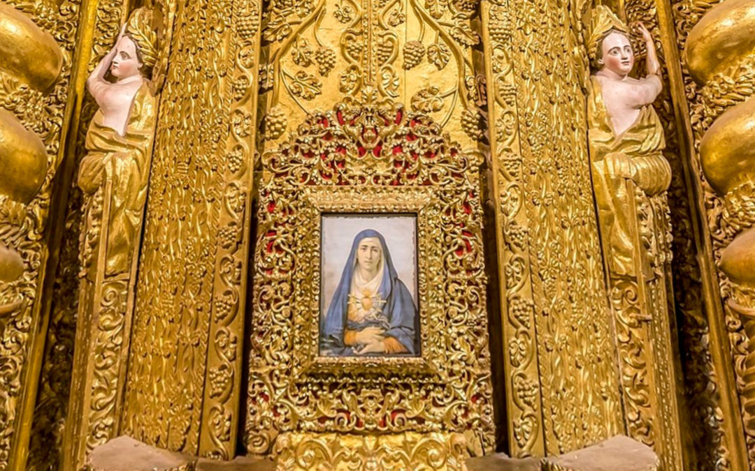 UECR conmemoró los 113 años del prodigio de la Virgen Dolorosa en Ecuador