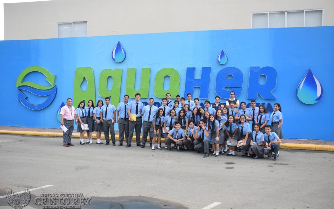 Estudiantes visitaron empresa AQUAHER