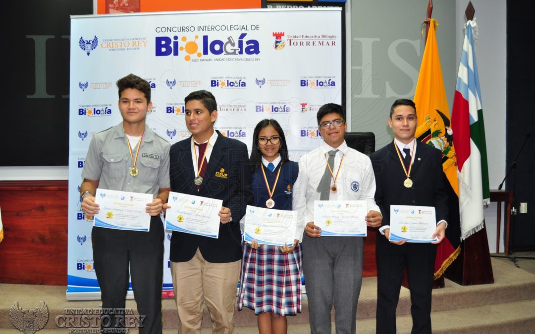 Premiación del VI Concurso Intercolegial de Biología