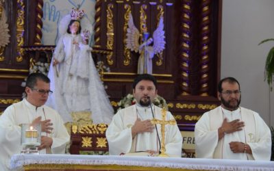 Unidad Educativa Particular Cristo Rey, participó del quincenario en honor a la Virgen de la Merced