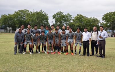 Campeones en el intercolegial de fútbol masculino, categoría intermedia